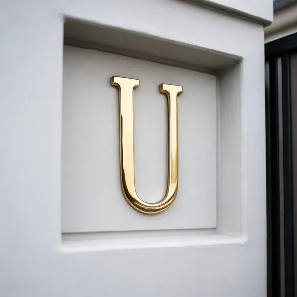 Brass_House_Letter_U_For_Home_Decor