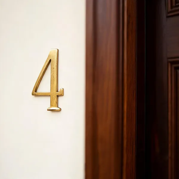 Brass_Hotel_Door_Number_4_Personalised_Alphabet_Sign_For_Home_Decor_100mm