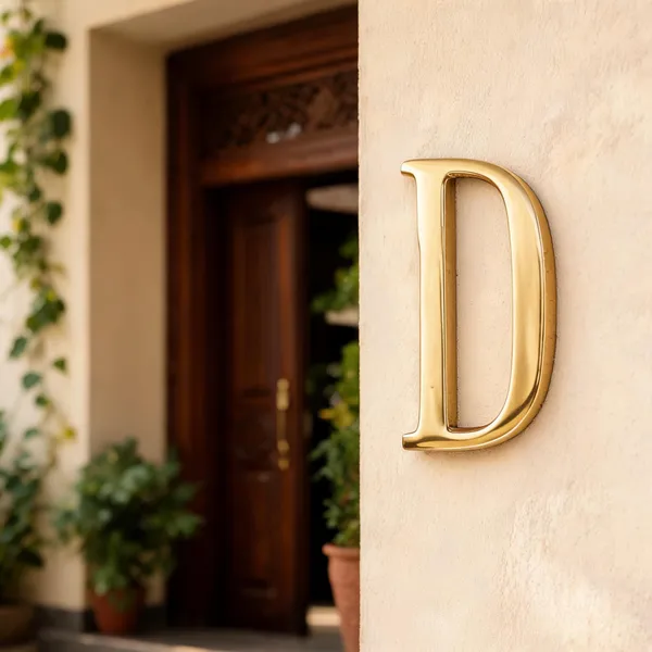 Brass_House_Letter_D_Gold