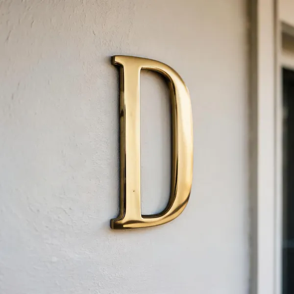 Brass_House_Letter_D_Gold