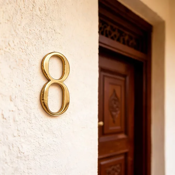 Brass_Hotel_Door_Number_8_Personalised_Alphabet_Sign_For_Home_Decor_100mm