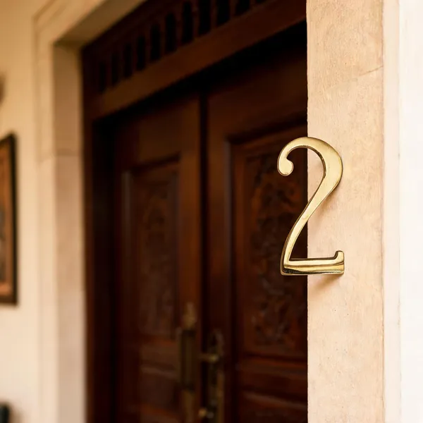 Brass_Hotel_Door_Number_2_Personalised_Alphabet_Sign_For_Home_Decor_100mm