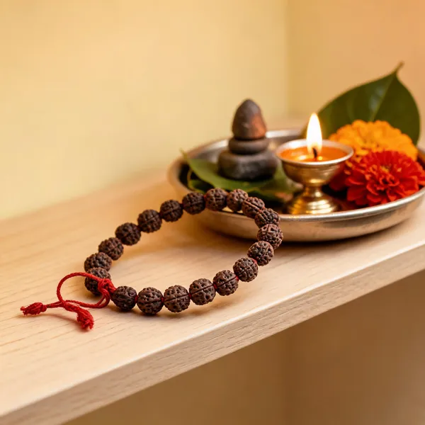 Rudraksha_Bracelet_With_Mala_Set