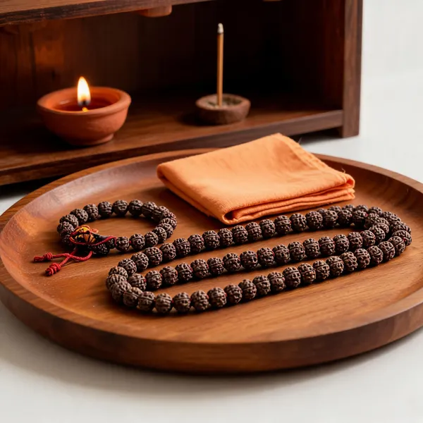 Rudraksha_Bracelet_With_Mala_Set