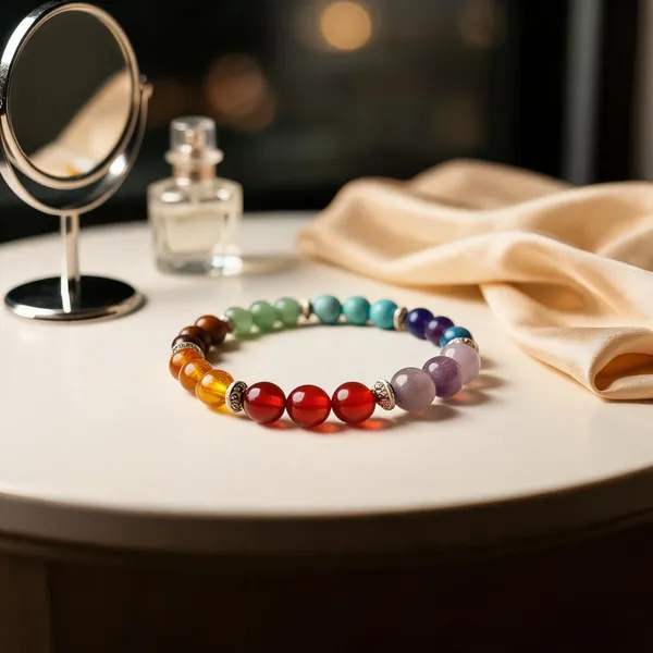 7_Chakra_Bracelet_Stone_Finish