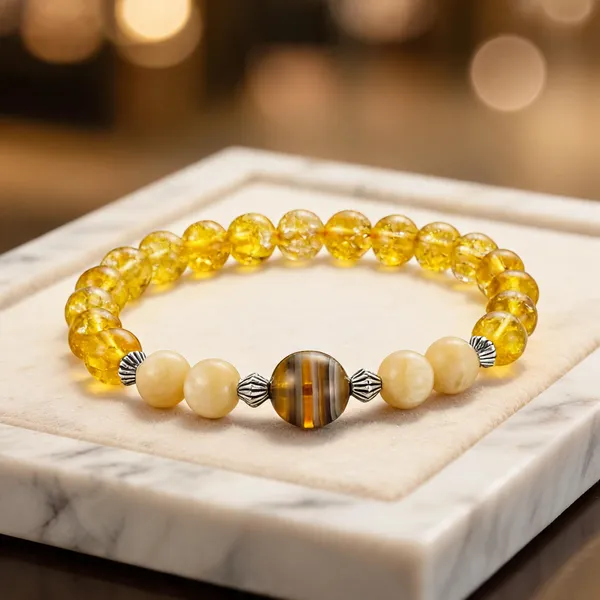 Mesh_Gemstone_Beaded_Bracelet_Multicolor