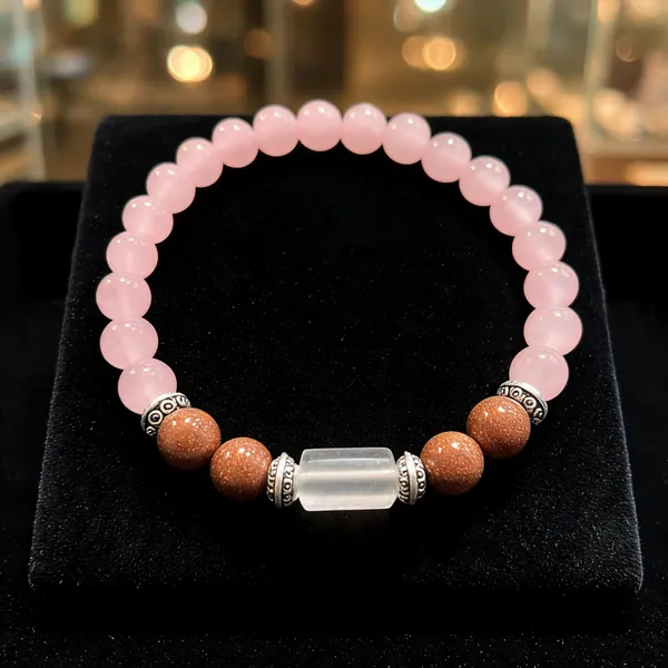 Gemstone_Bead_Bracelet_Light_Pink