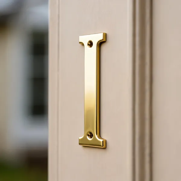 Brass_Letter_With_Screws_For_Home_Decor