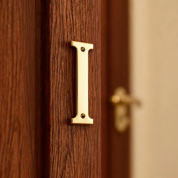 Brass_Letter_With_Screws_For_Home_Decor