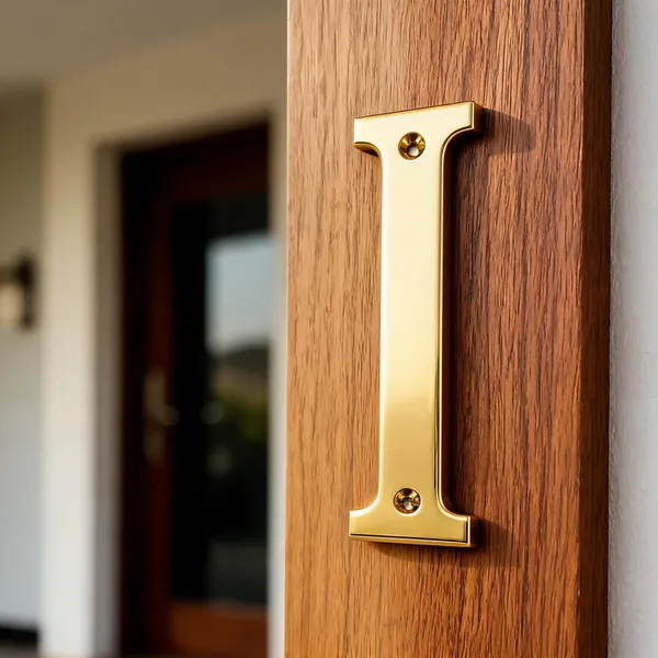 Brass_Letter_With_Screws_For_Home_Decor