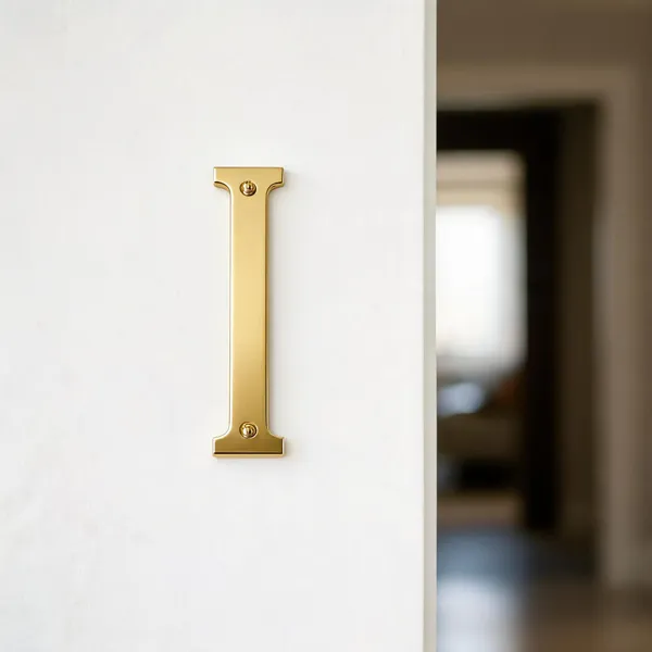Brass_Letter_With_Screws_For_Home_Decor