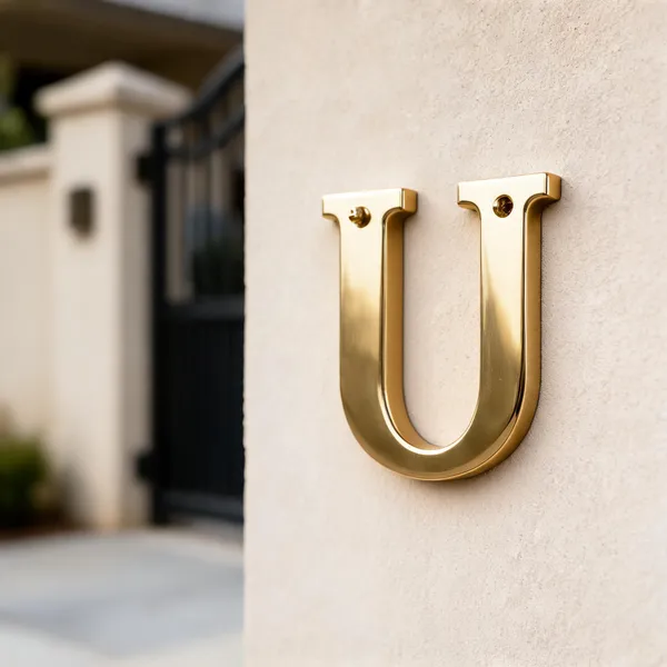 Brass_Letter_U_Wall_Mount_With_Screws