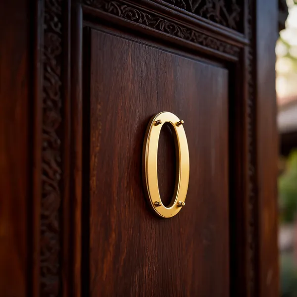 6_Inch_Brass_Number_0_With_Screws_Wall_Mount_Door_Number_Plate_For_Home_Office
