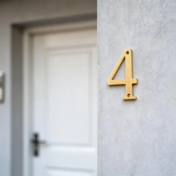 6_Inch_Brass_Number_4_With_Screws_Wall_Mount_Door_Number_Plate_For_Home_Office