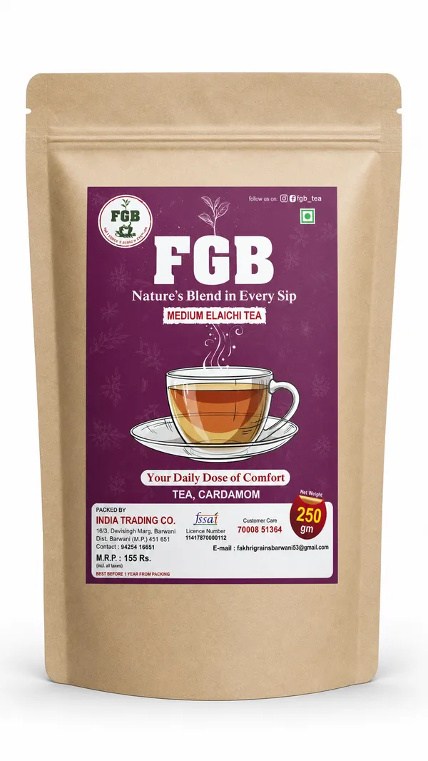 Fgb_Medium_Elaichi_Cardamom_Tea_250_G_Pack_Of_3