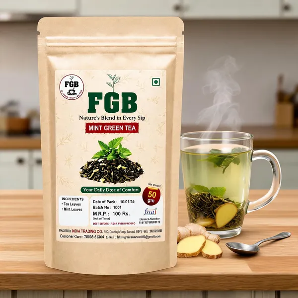 Fgb_Green_Tea_Combo_50_G_x_5_-_Mint,_Lemon,_Tulsi,_Raw_&_Ginger_Pack_of_5
