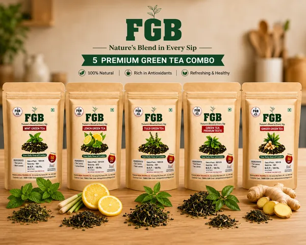 Fgb_Green_Tea_Combo_50_G_x_5_-_Mint,_Lemon,_Tulsi,_Raw_&_Ginger_Pack_of_5