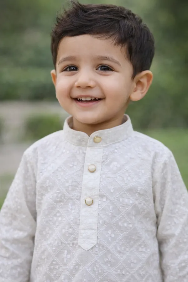 White_Cotton_Embroidered_Kurta_Pajama_Set_For_Boys