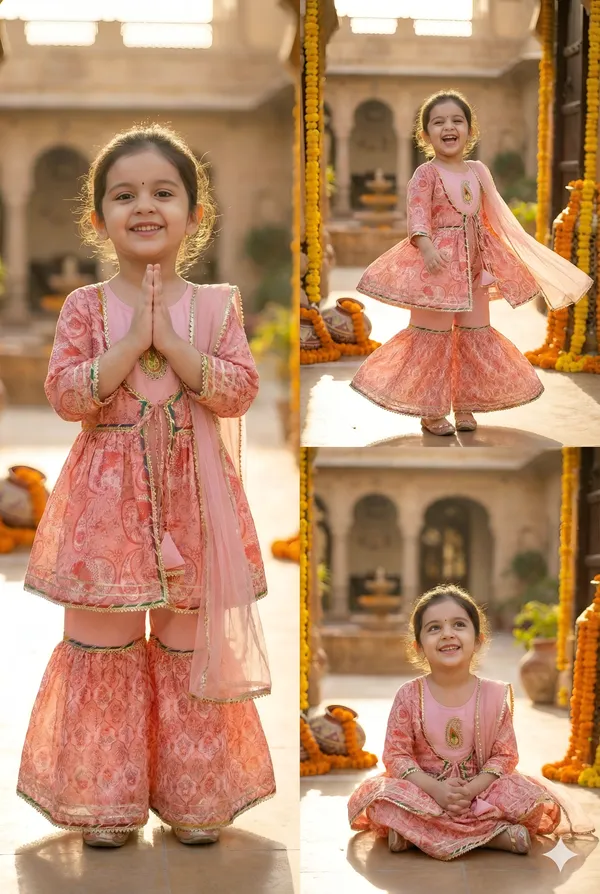 Pink_Cotton_Flared_Sharara_Set_For_Girls