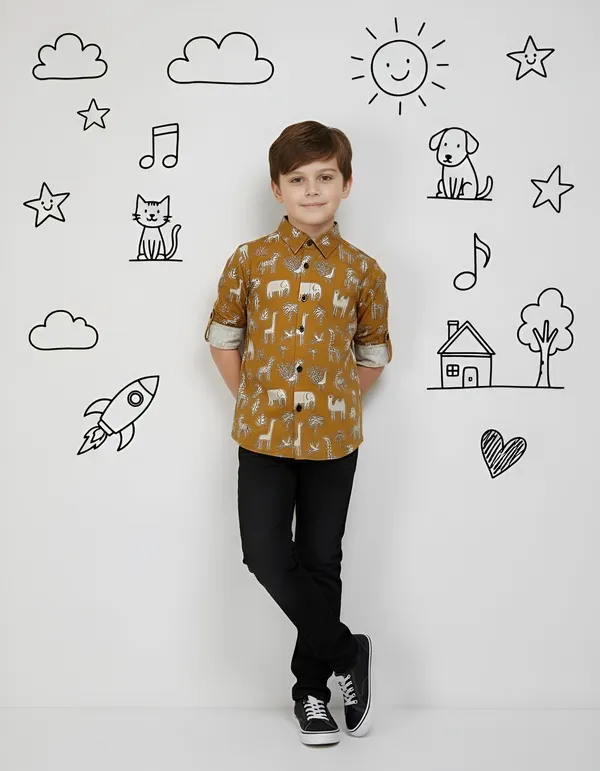 Mustard_Cotton_Relaxed_Fit_Animal_Print_Shirt_For_Boys