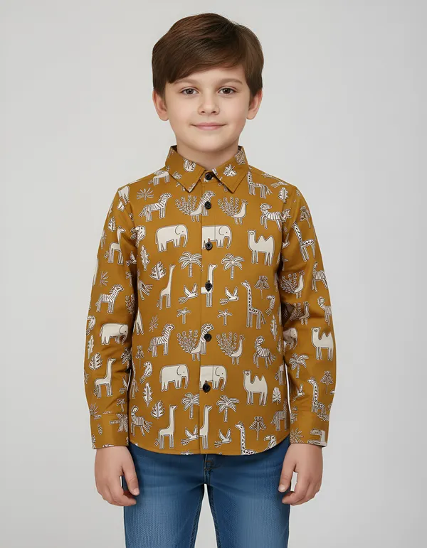 Mustard_Cotton_Relaxed_Fit_Animal_Print_Shirt_For_Boys