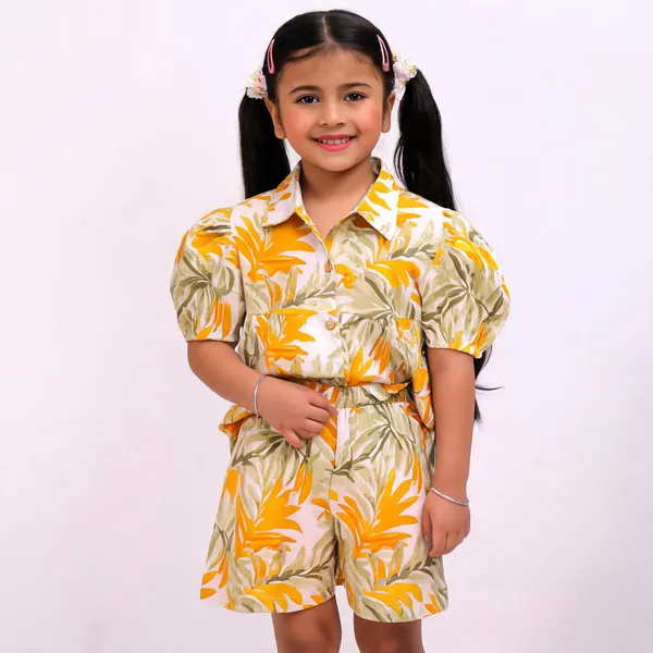 Yellow_Cotton_Floral_Print_Relaxed_Romper_For_Girls