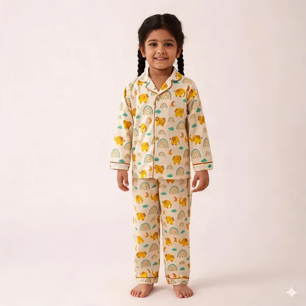 Cream_Cotton_Printed_Relaxed_Fit_Night_Suit_For_Girls