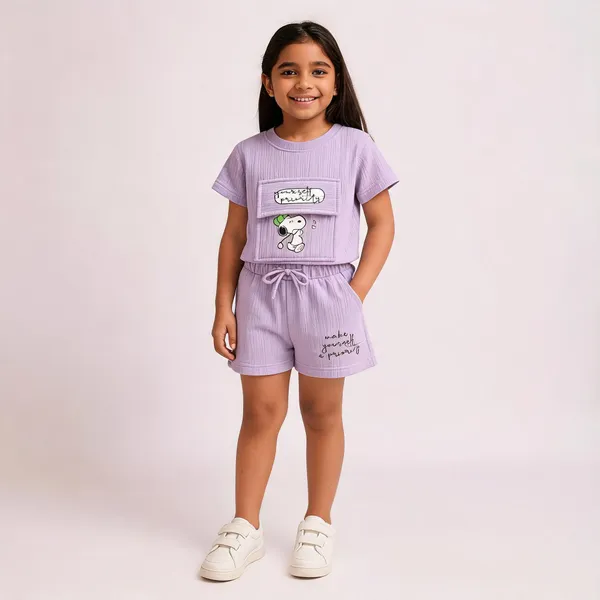 Lavender_Cotton_Ribbed_Top_And_Shorts_Set_For_Girls
