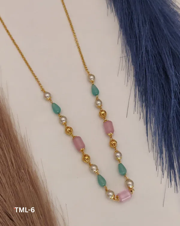 Gold_Tone_Alloy_Pink_Teal_Pearl_Beaded_Necklace_For_Women