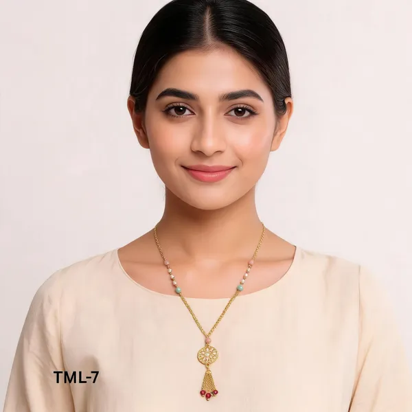 Gold_Tone_Alloy_Floral_Pendant_Long_Necklace_For_Women