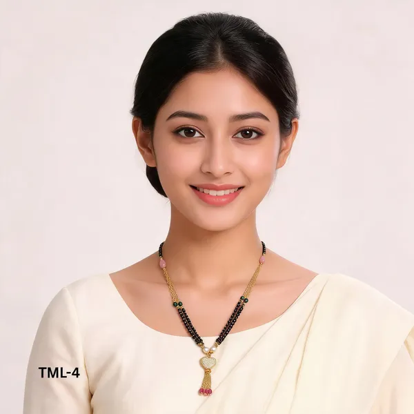 Gold_Black_Tone_Beaded_Heart_Pendant_Mangalsutra_For_Women