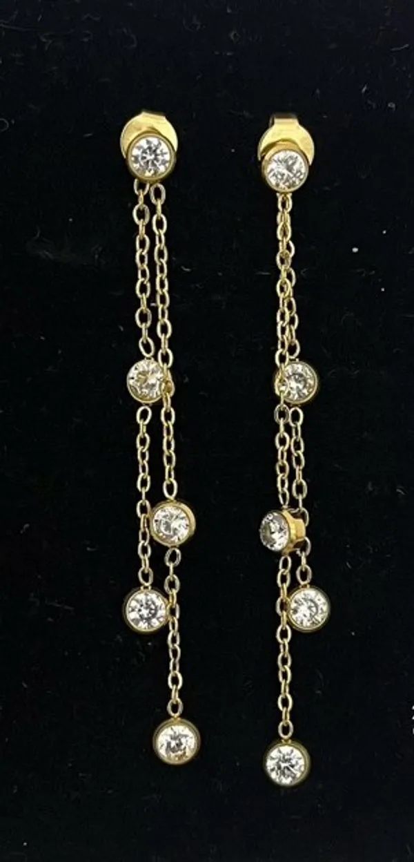 Gold_Plated_Stainless_Steel_Cz_Earrings_For_Women