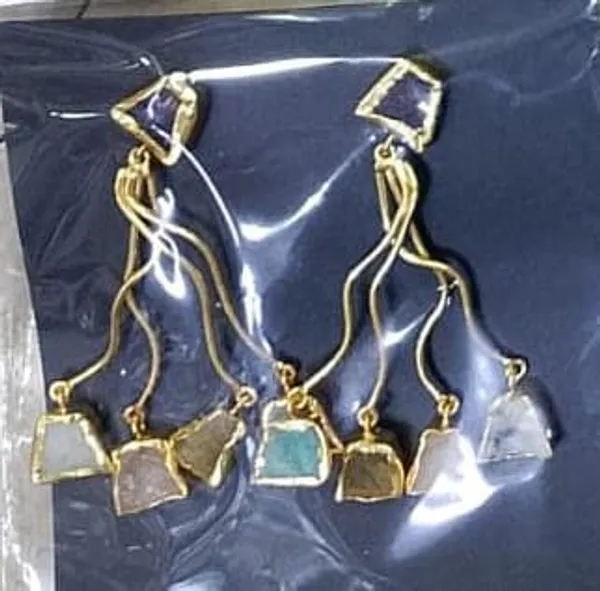 Gold_Multicolor_Semi_Precious_Stone_Plated_Brass_Earrings_For_Women