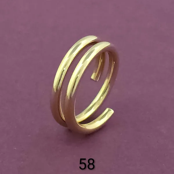 Gold_Steel_Open_Double_Band_Ring_For_Women