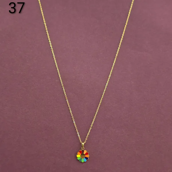 RAINZI_–_Gold-Tone_Stainless_Steel_Rainbow_Flower_Pendant_Necklace