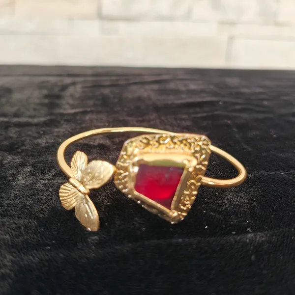 RUBY_WING_–_Gold-Plated_Butterfly_Cuff_Handcrafted_Bracelet