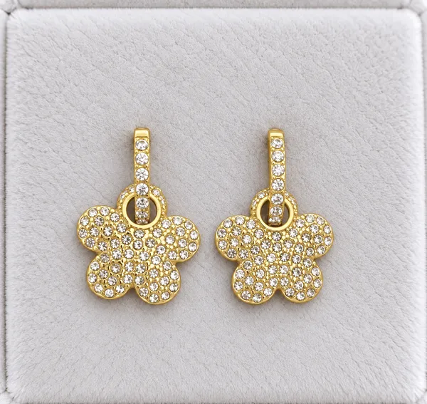 FLORÉT_–_Gold-Plated_Stainless_Steel_CZ_2in1_Flower_Drop_Earrings