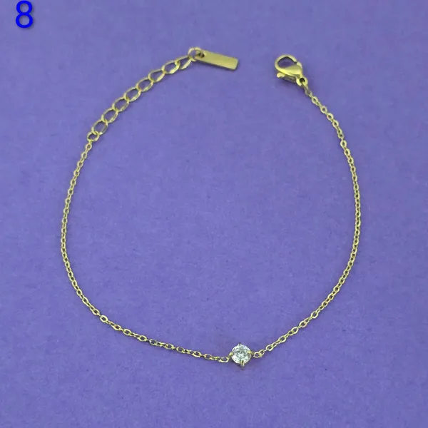 Gold_Gold-Plated_Cz_Accent_Chain_Anklet_For_Women