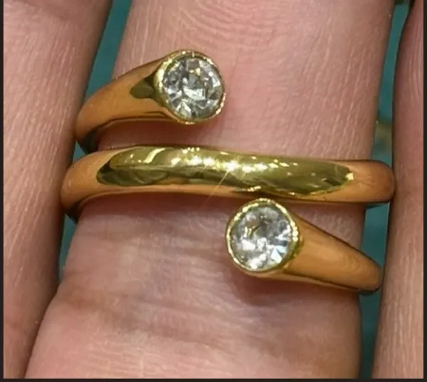 Gold_Stainless_Steel_Cz_Ring_For_Women