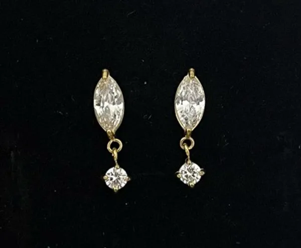 Gold_Plated_Stainless_Steel_Cz_Earrings_For_Women