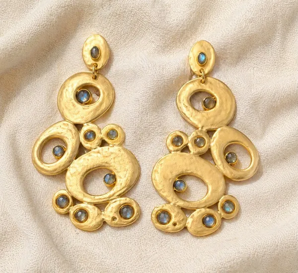 Gold_Plated_Brass_Natural_Stone_Handmade_Earrings_For_Women