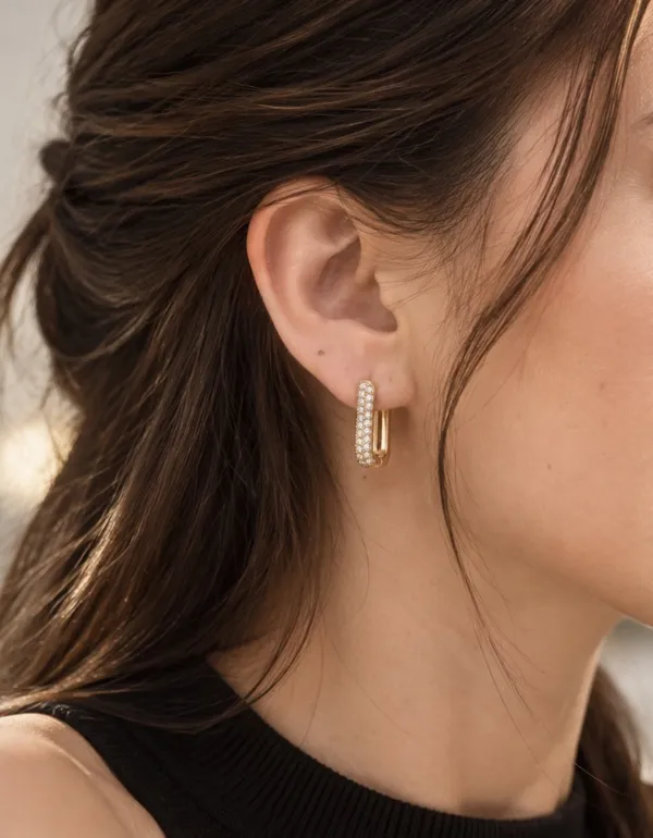 LINÉA_–_Gold-Plated_Stainless_Steel_CZ_Earrings