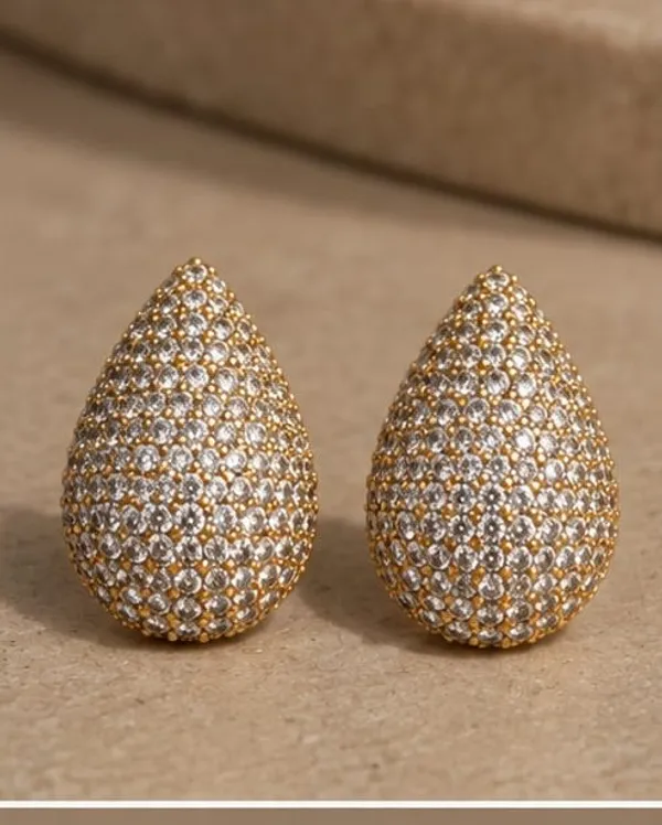 Gold_Plated_Brass_Cubic_Zirconia_Handmade_Earrings_For_Women
