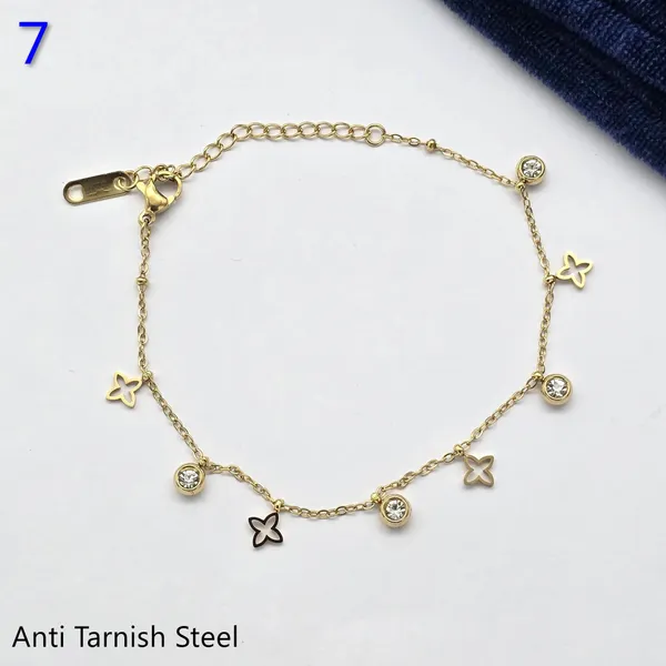 Gold_Gold-Plated_Butterfly_Cz_Charm_Bracelet_For_Women