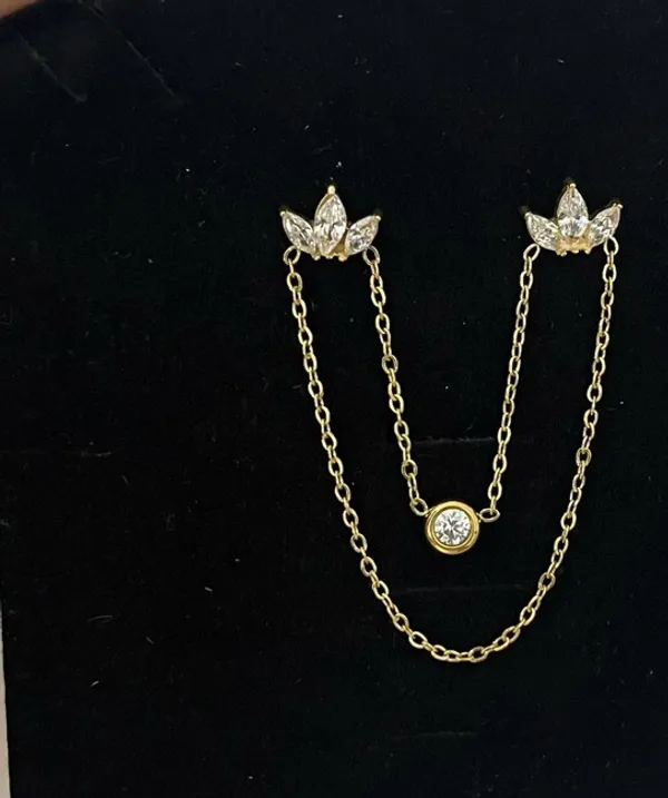 Gold_Plated_Stainless_Steel_Cz_American_Diamond_Earrings_For_Women