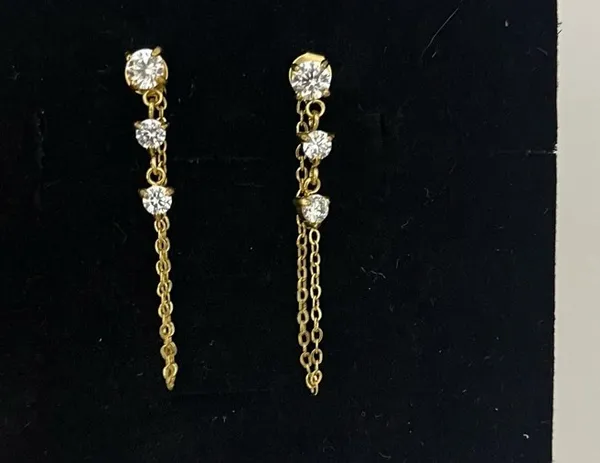 Gold_Plated_Stainless_Steel_Cz_Earrings_For_Women