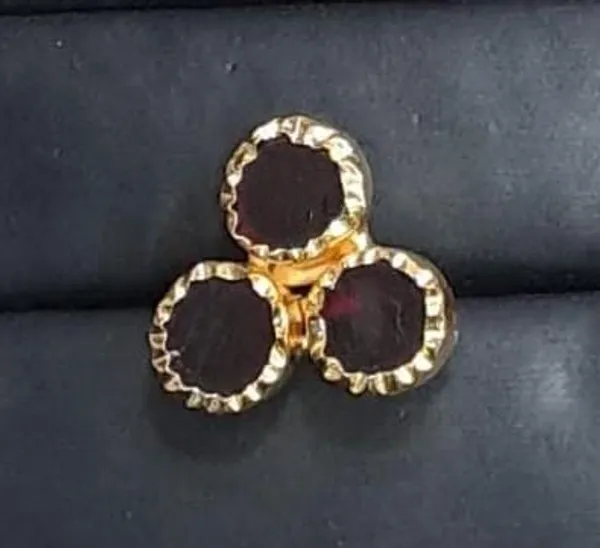 Gold___And_Red_Plated_Brass_Natural_Stone_Ring_For_Women