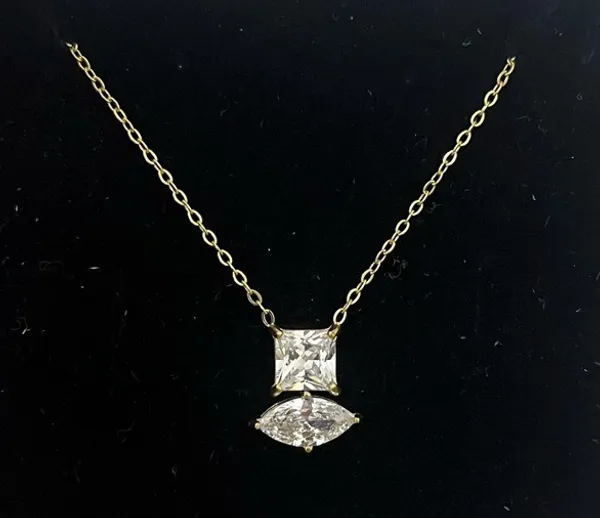 Gold_Stainless_Steel_American_Diamond_Cz_Necklace_For_Women