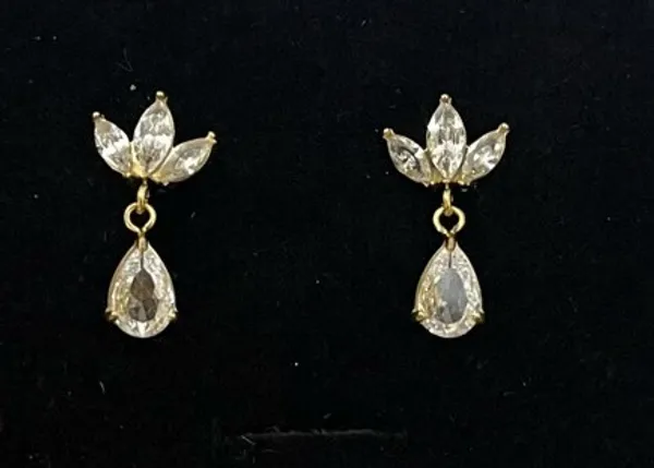 Gold_Plated_Stainless_Steel_Cz_Earrings_For_Women