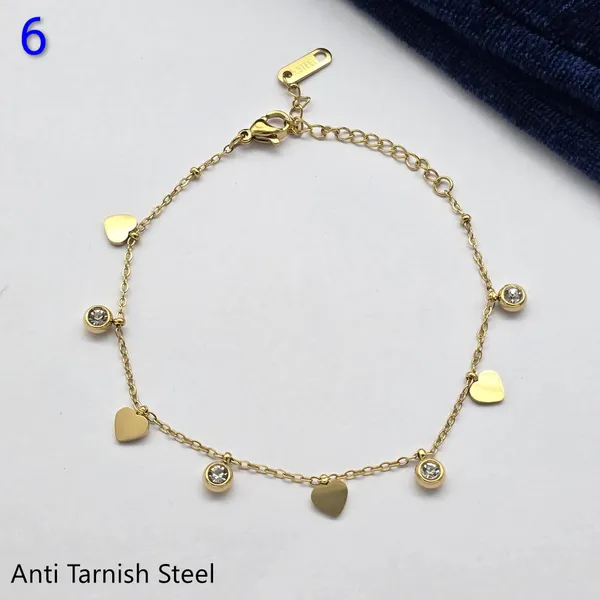 Gold_Gold-Plated_Heart_Cz_Charm_Bracelet_For_Women